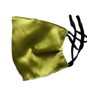 Silk face mask with nose wire